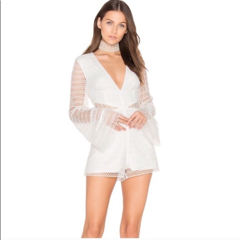 KEEPSAKE The Label All Night Lace Playsuit